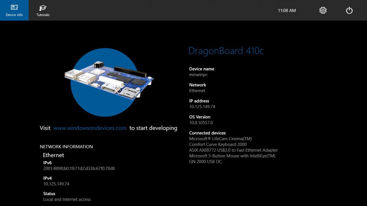 IoTGateway/BSP/Windows10 IoT Core ESSWIKI