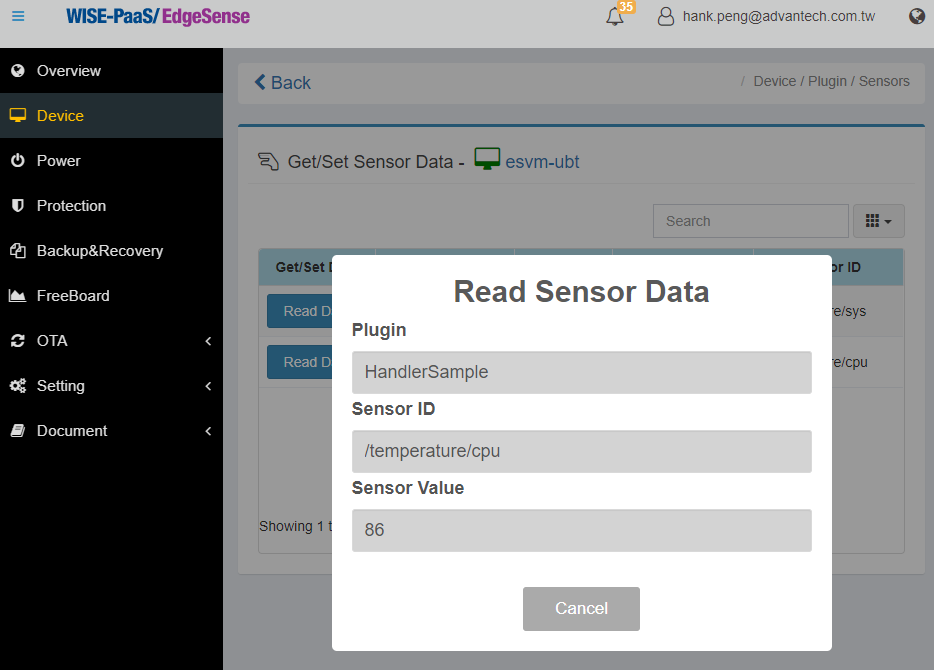 EdgeSense Southbound Service get sensor2.png