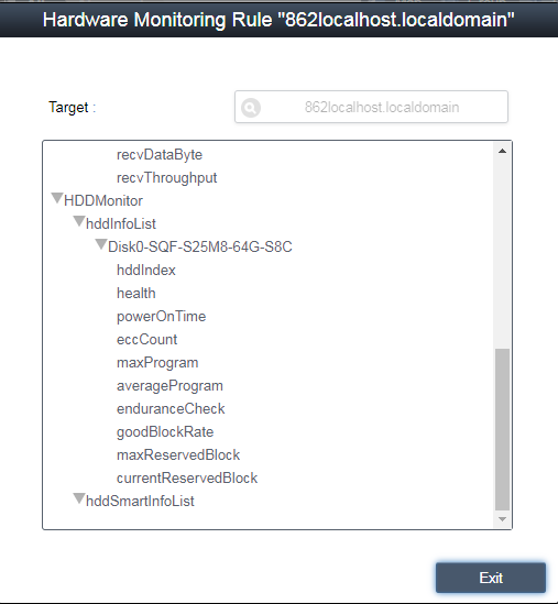 Hard-disk threshold rule