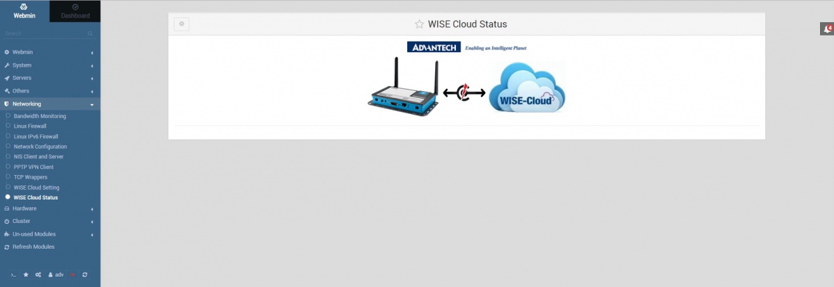 Webmin wisecloud status disconnect 1.831.jpg