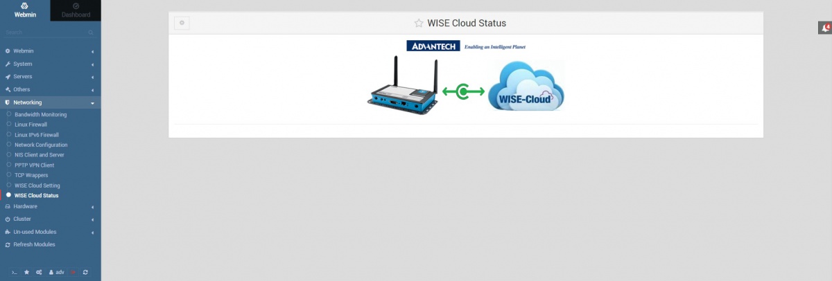 Webmin wisecloud status connected 1.831.jpg